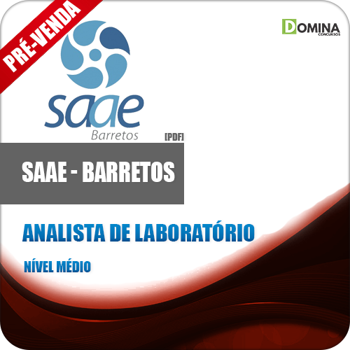 Apostila SAAE Barretos SP 2018 Analista de Laboratório