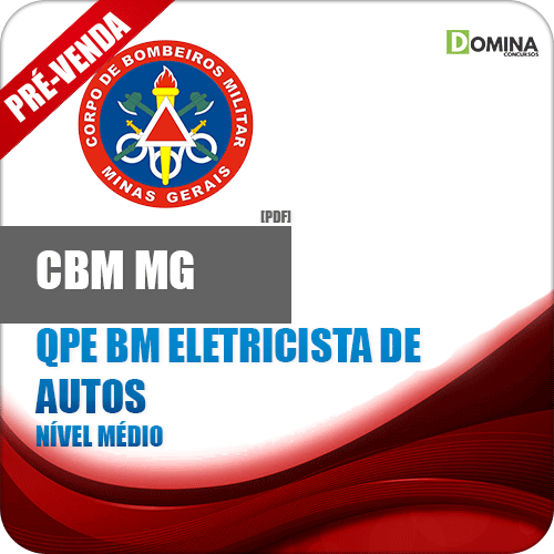 Apostila Concurso CBM MG 2018 QPE BM Eletricista de Autos