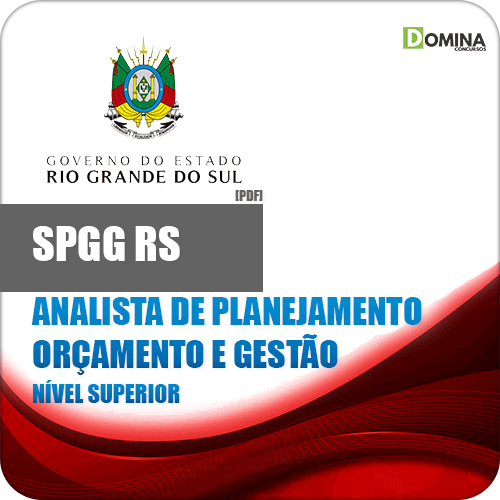 Apostila SPGG RS 2018 Analista de Planejamento Orçamento Gestão