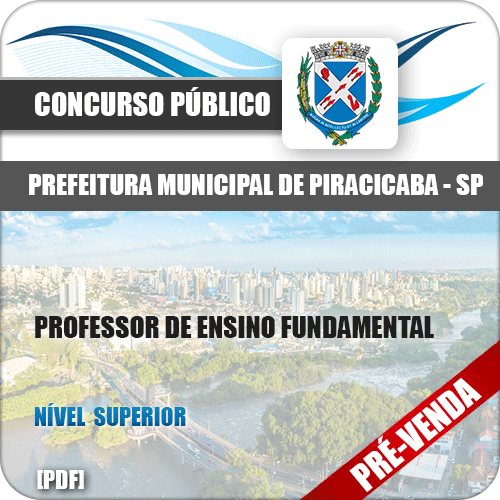Apostila Pref Piracicaba SP 2018 Professor Ensino Fundamental