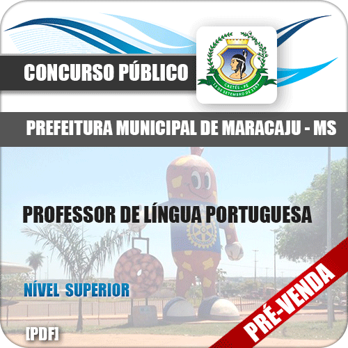 Apostila Pref Maracaju MS 2018 Professor de Língua Portuguesa
