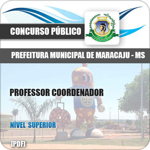 Pref Maracaju MS 2018 Professor Coordenador