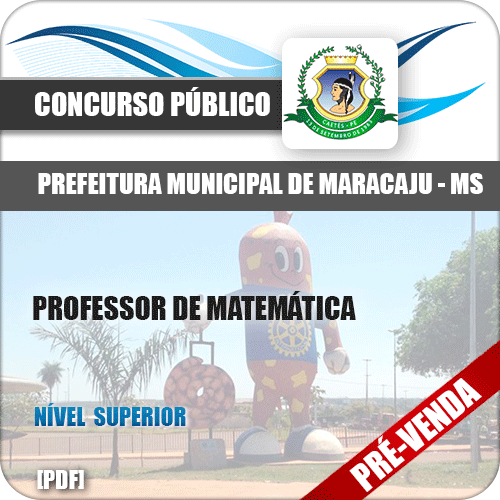 Apostila Pref Maracaju MS 2018 Professor de Matemática