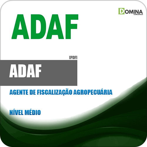 ADAF AM 2018 Agente de Fiscalização Agropecuária