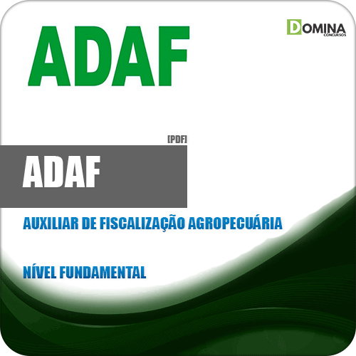 ADAF AM 2018 Auxiliar de Fiscalização Agropecuária