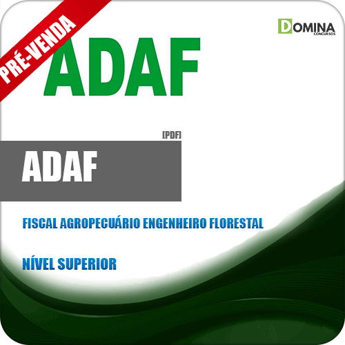 Apostila ADAF AM 2018 Fiscal Agropecuário Engenheiro Florestal