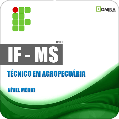 IFMS 2018 Técnico em Agropecuária