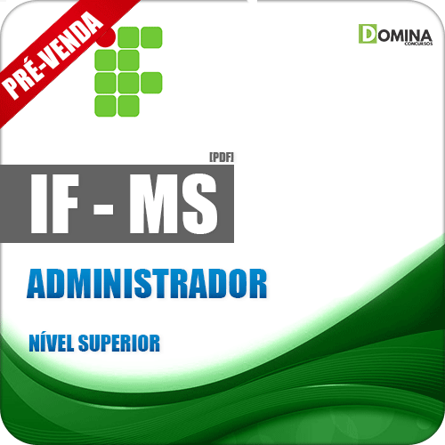 Apostila IFMS 2018 Administrador