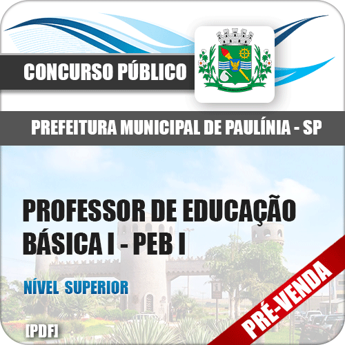 Apostila Pref Paulínia SP 2018 Professor de Educação Básica I