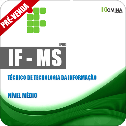Apostila IFMS 2018 Técnico de Tecnologia da Informação