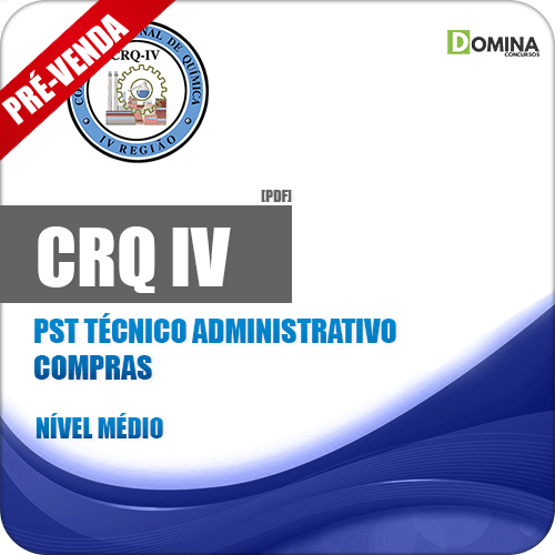 Apostila CRQ IV 2018 PST Técnico Administrativo Compras