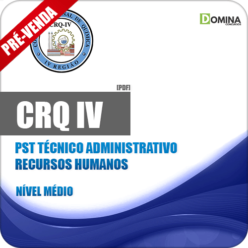 Apostila CRQ IV 2018 PST Técnico Administrativo Recursos Humanos