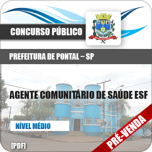 Apostila Pref Pontal SP 2019 Agente Comunitário de Saúde