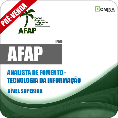 Apostila AFAP 2019 Analista de Fomento Tecnologia da Informação