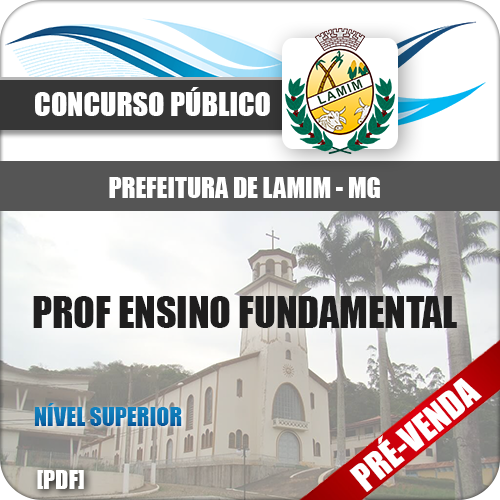 Apostila Pref Lamim MG 2019 Professor Ensino Fundamental