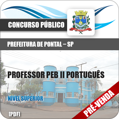 Apostila Pref Pontal SP 2019 Professor PEB II Português