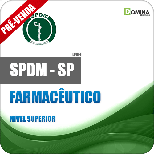 Apostila SPDM SP 2018 Farmacêutico