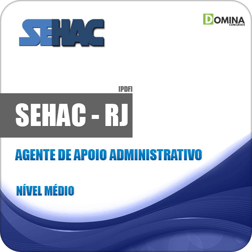 Apostila SEHAC 2019 Agente de Apoio Administrativo