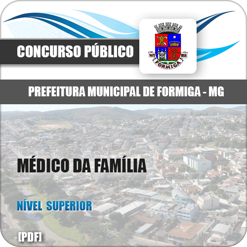 Apostila Pref Formiga MG 2019 Médico da Família
