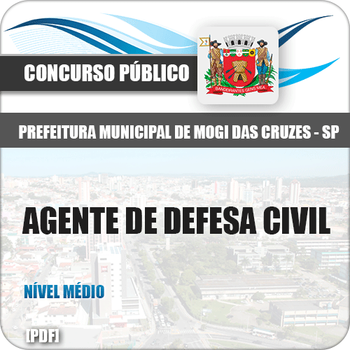 Apostila Pref Mogi das Cruzes SP 2019 Agente de Defesa Civil