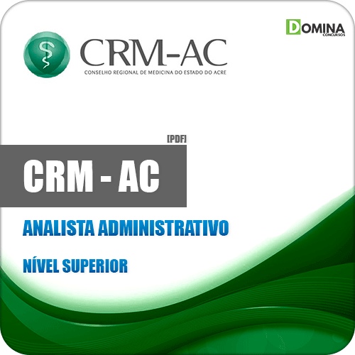 Apostila Concurso CRM AC 2019 Analista Administrativo