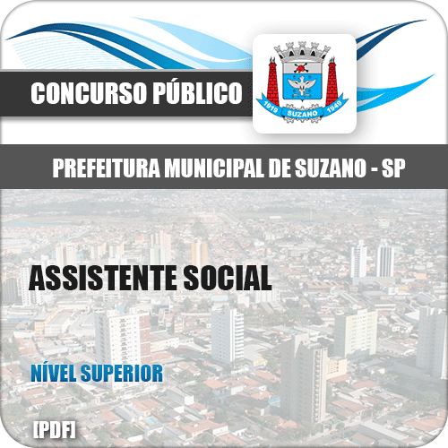 Apostila Concurso Pref Suzano SP 2019 Assistente Social