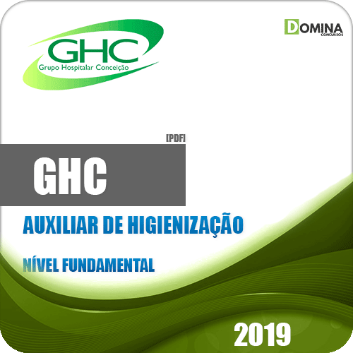 Apostila Concurso GHC 2019 Auxiliar de Higienização