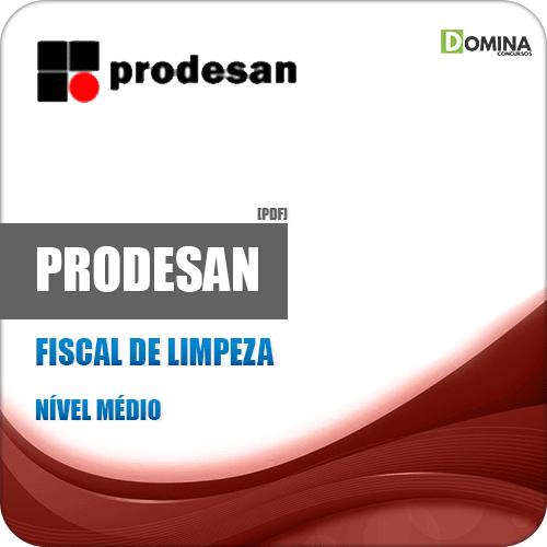 Apostila Concurso PRODESAN 2019 Fiscal de Limpeza
