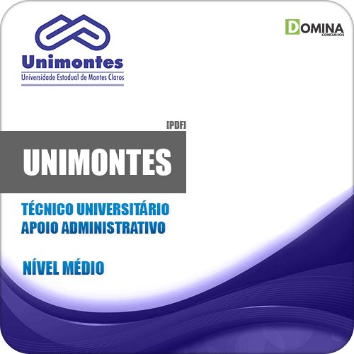 Apostila UNIMONTES 2019 Técnico Apoio Administrativo