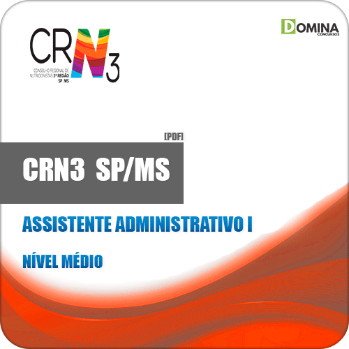 Apostila CRN 3 SP MS 2019 Assistente Administrativo