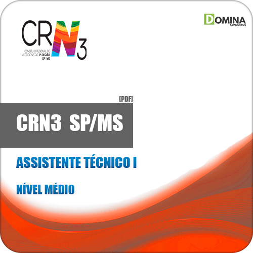 Apostila Concurso CRN 3 SP MS 2019 Assistente Técnico I