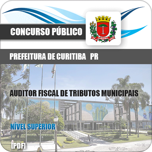 Apostila Curitiba PR 2019 Auditor Fiscal Tributos Municipais