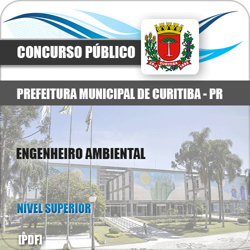 Apostila Prefeitura Curitiba PR 2019 Engenheiro Ambiental