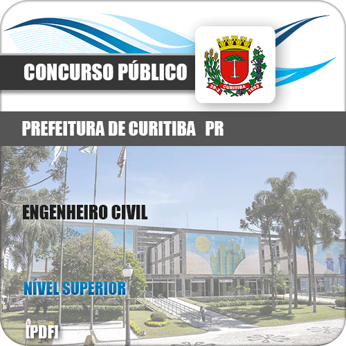 Apostila Prefeitura de Curitiba PR 2019 Engenheiro Civil