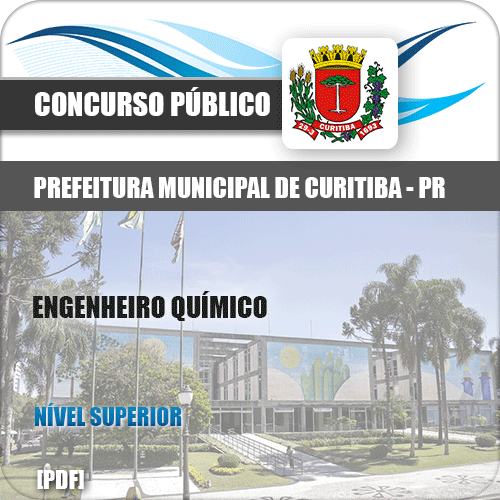 Apostila Prefeitura Curitiba PR 2019 Engenheiro Químico