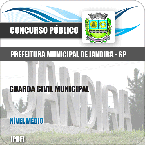 Apostila Prefeitura de Jandira SP 2019 Guarda Civil Municipal