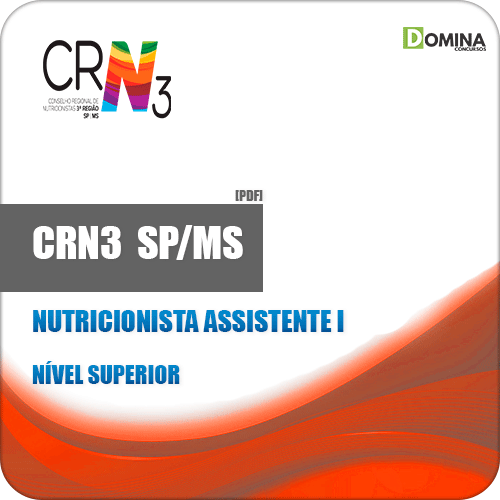 Apostila CRN 3 SP MS 2019 Nutricionista Assistente I