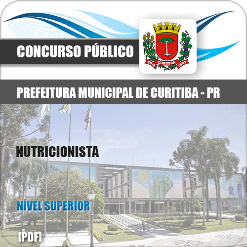 Apostila Concurso Prefeitura Curitiba PR 2019 Nutricionista