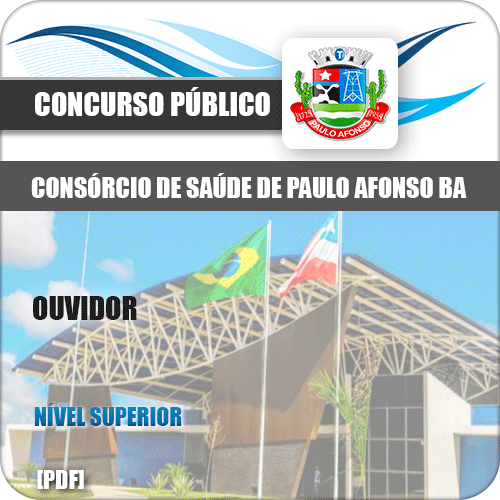 Apostila Consórcio Saúde Paulo Afonso BA 2019 Ouvidor