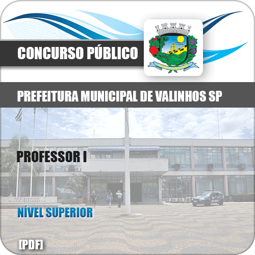 Apostila Concurso Prefeitura Valinhos SP 2019 Professor I