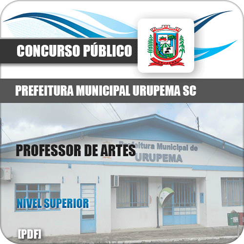 Apostila Prefeitura Urupema SC 2019 Professor de Artes