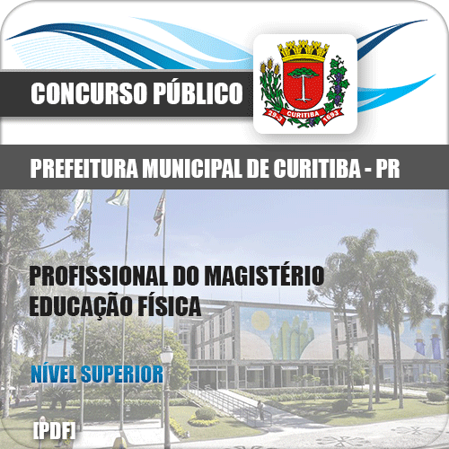 Apostila Curitiba PR 2019 Prof Magistério Educação Física