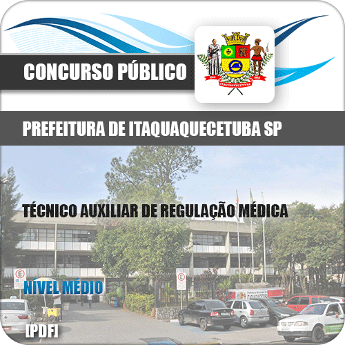 Apostila Itaquaquecetuba SP 2019 Tec Auxiliar Regulação Médica Samu