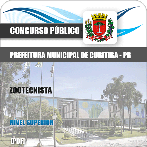 Apostila Concurso Prefeitura Curitiba PR 2019 Zootecnista