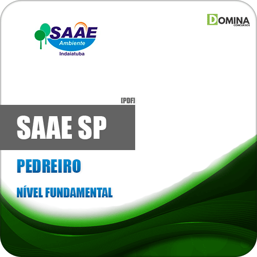 Apostila Concurso SAAE de Indaiatuba SP 2019 Pedreiro