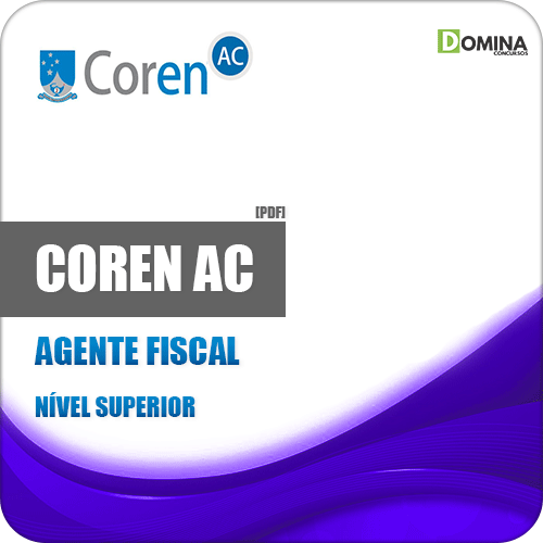 Apostila Concurso COREN AC 2019 Agente Fiscal