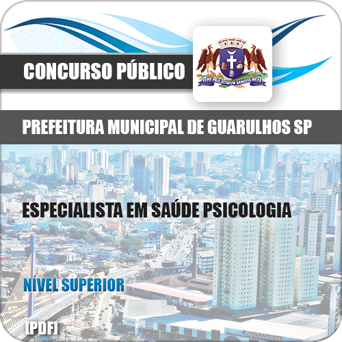 Apostila Guarulhos SP 2019 Especialista em Saúde Psicologia