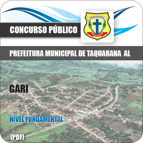 Apostila Concurso Prefeitura Taquarana AL 2019 Gari