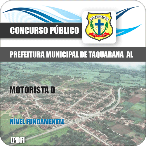 Apostila Concurso Prefeitura Taquarana AL 2019 Motorista D
