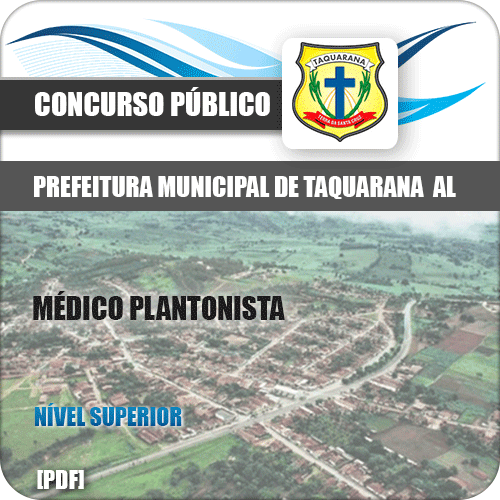 Apostila Prefeitura Taquarana AL 2019 Médico Plantonista